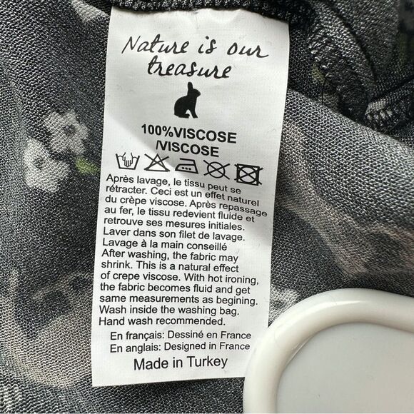 Nach Horse Novelty Print Hand Drawn Pattern Blouse Top - Picture 10 of 10